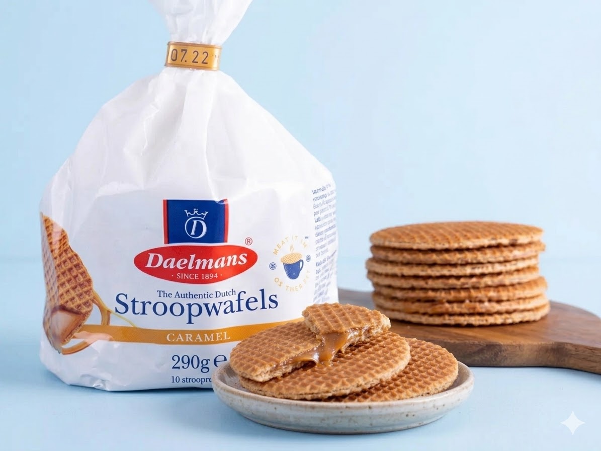 Dutch Stroopwafels — Caramel Waffle Cookies